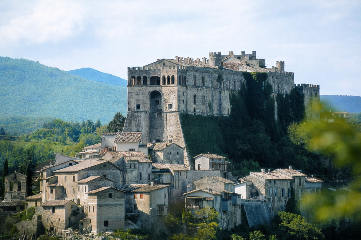 Panorama of Rocca Sinibalda