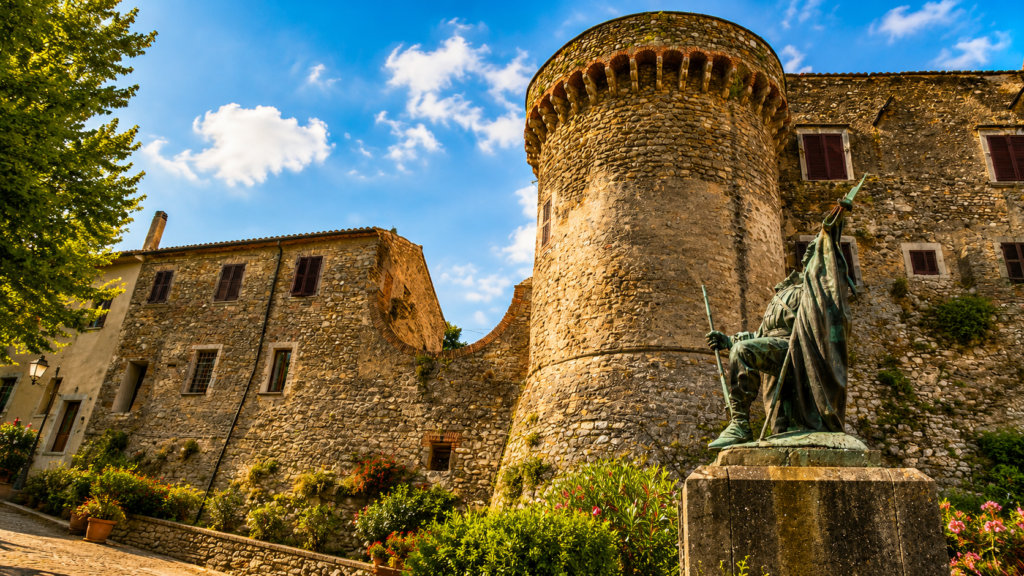 Montelibretti borgo della Sabina Romana vicino Roma