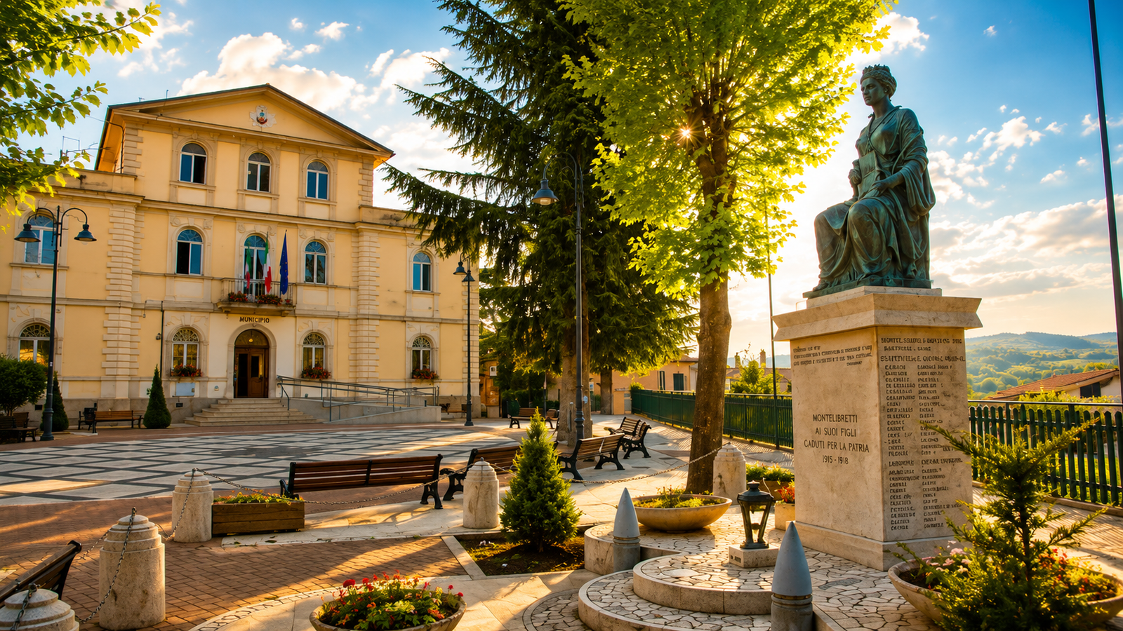 Il Comune di Montelibretti patrocina Borghi della Sabina - scorcio del borgo di Montelibretti