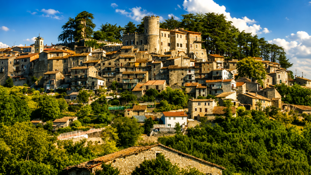 Orvinio borgo medievale nel Parco dei Monti Lucretili