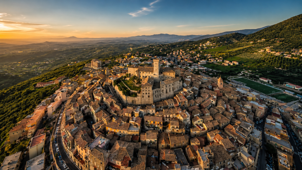 Palombara Sabina borgo ai piedi di Monte Gennaro