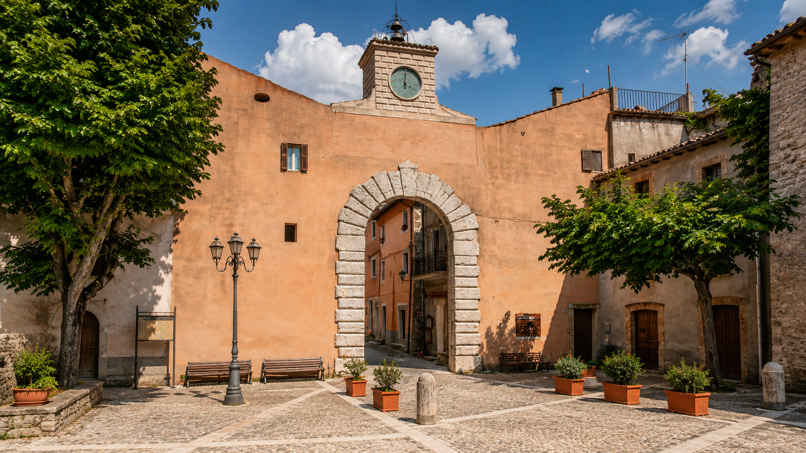 Arco di Piazza Garibaldi a Orvinio