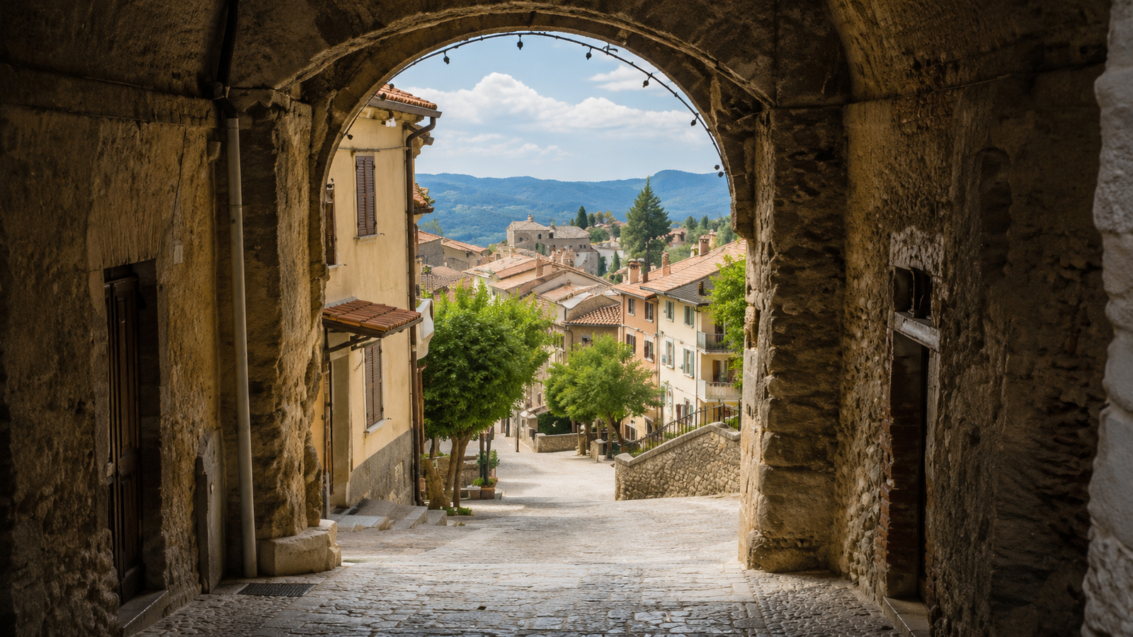 Centro storico e vicoli di Belmonte in Sabina