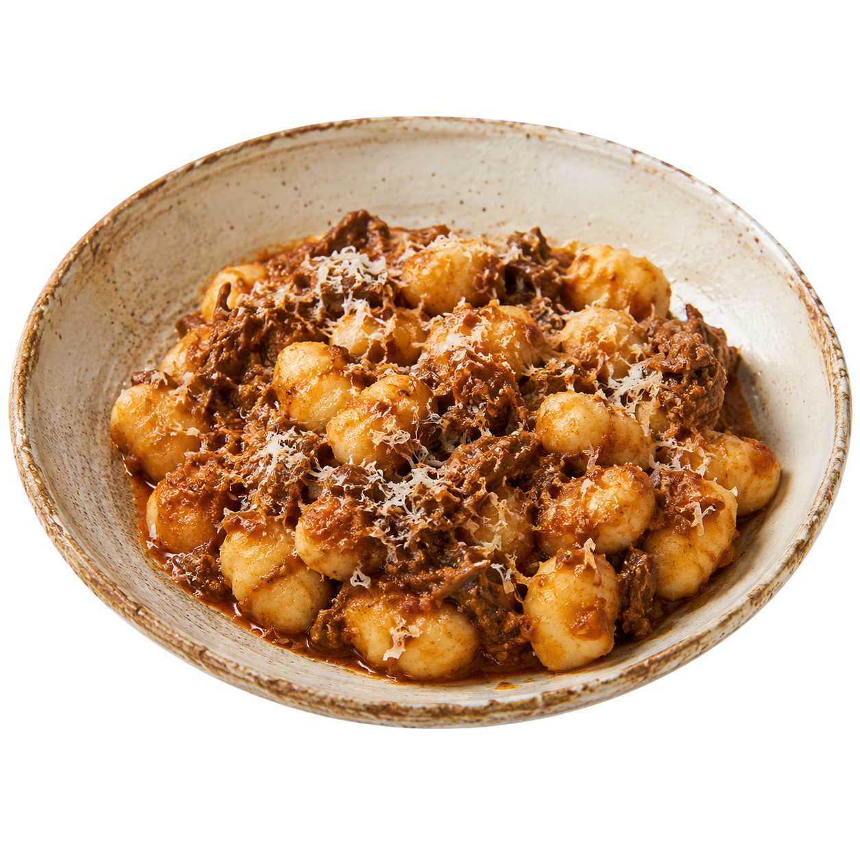 Gnocchi al sugo di castrato e pecorino