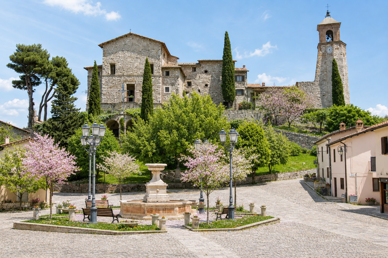 Greccio in primavera