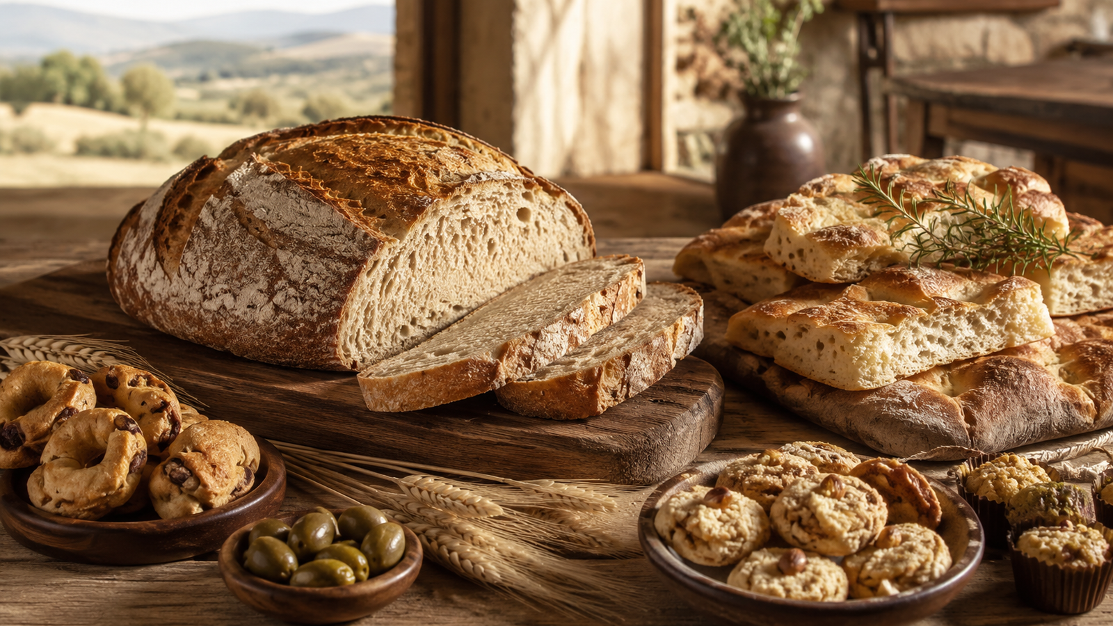 Pane casareccio e prodotti da forno della Sabina