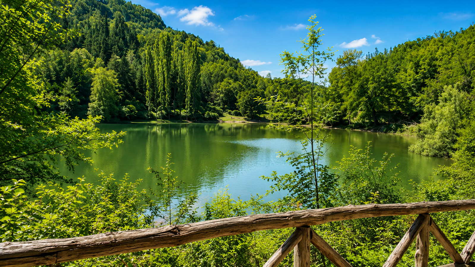 I Lagustelli di Percile immersi nel verde dei Monti Lucretili