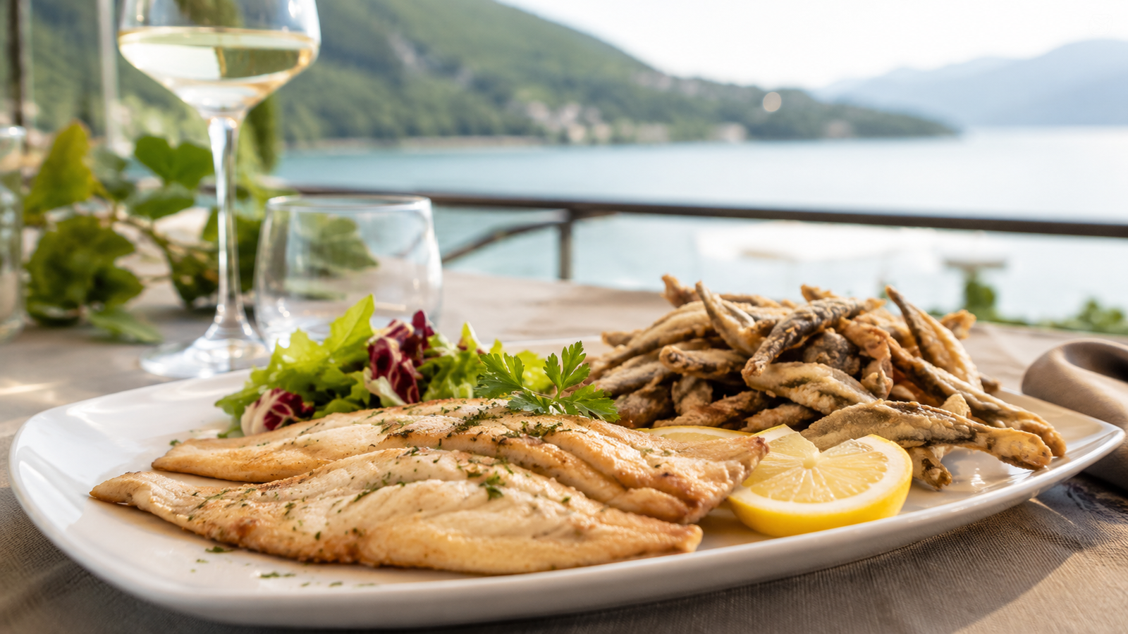 Fish from Lake Turano in the cooking of Castel di Tora