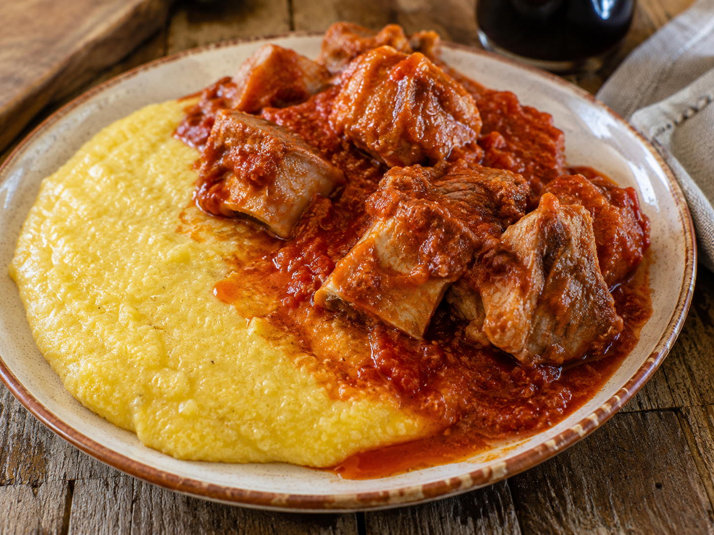 Traditional polenta