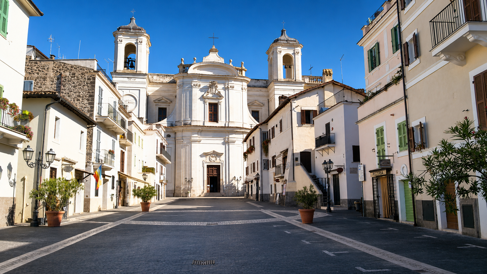 Vicovaro, panorama del borgo