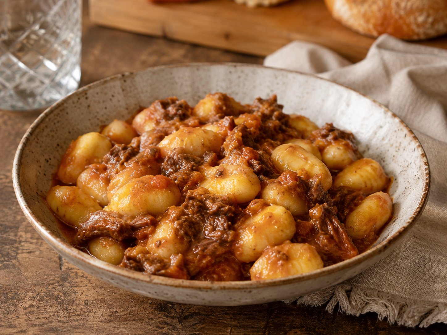 Gnocchi al sugo di castrato