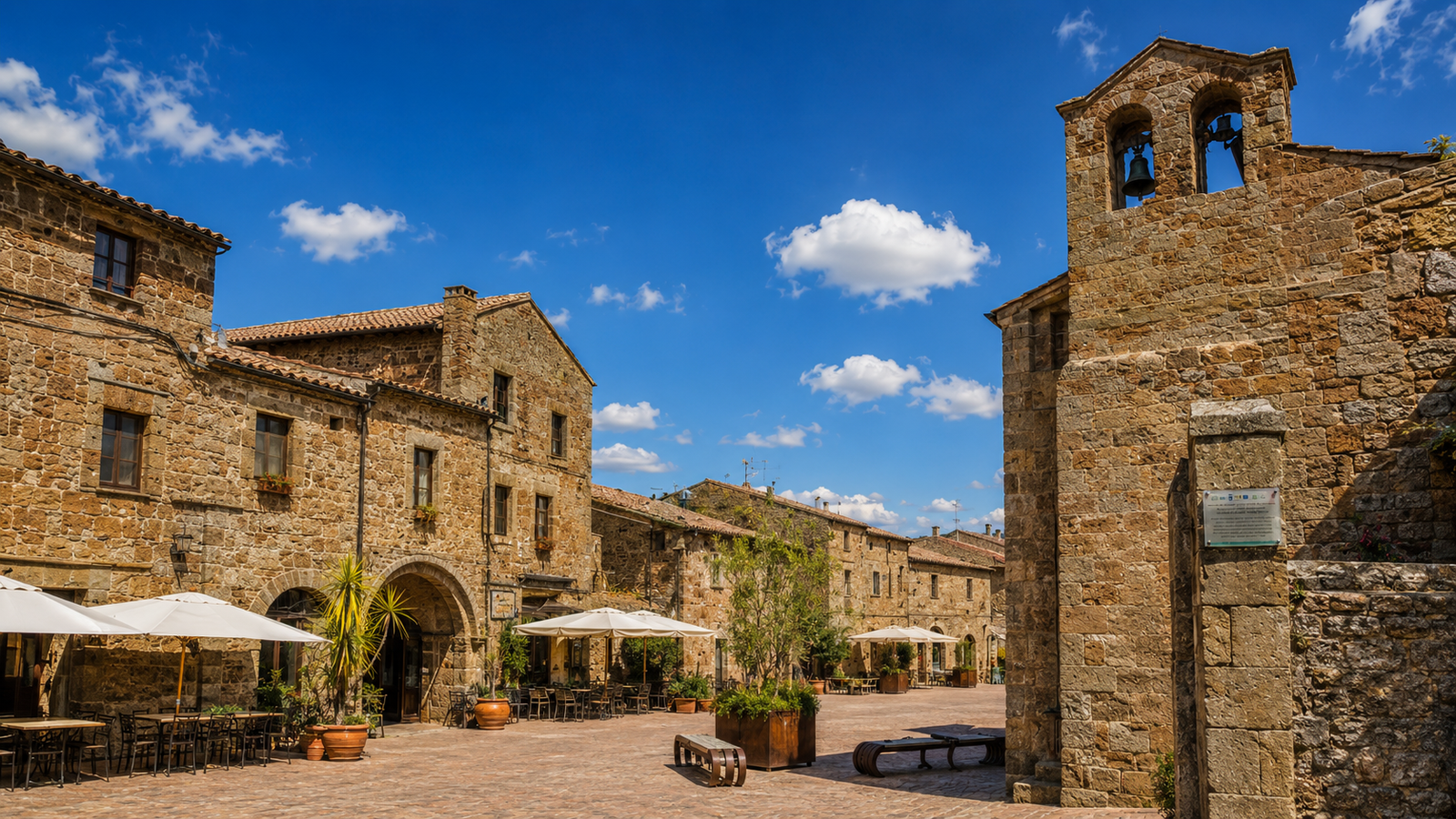 Montebuono, panorama del borgo