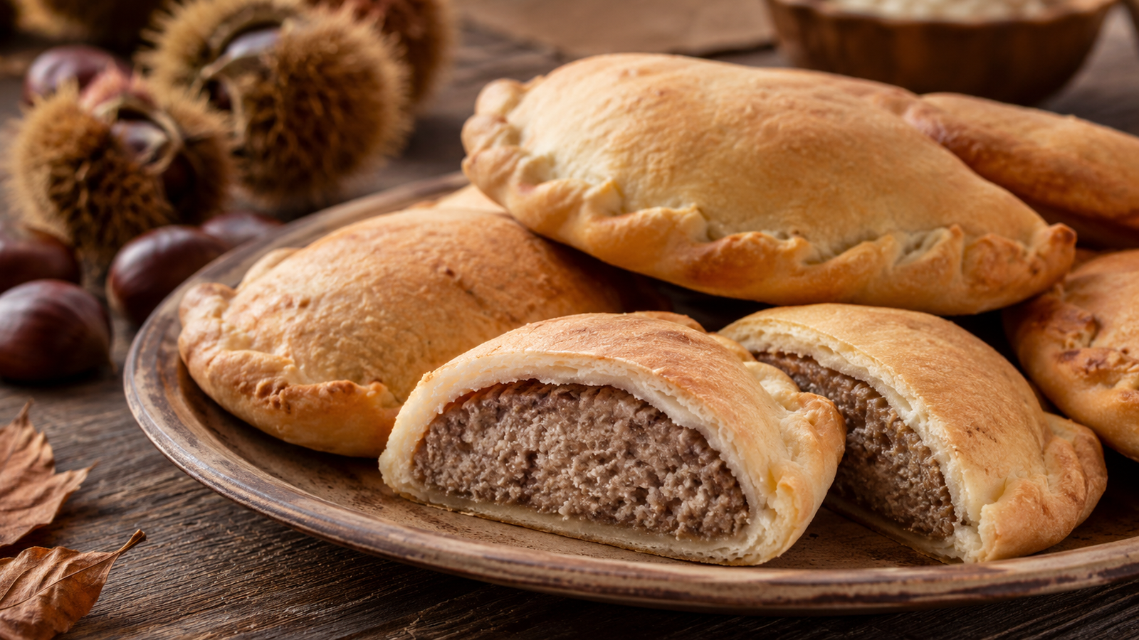 Cauciuni con le castagne, dolce tradizionale di Pescorocchiano