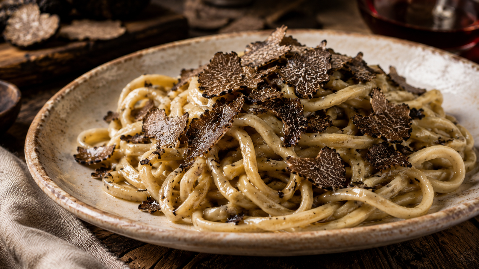 Ciriole al tartufo, pasta della tradizione di confine