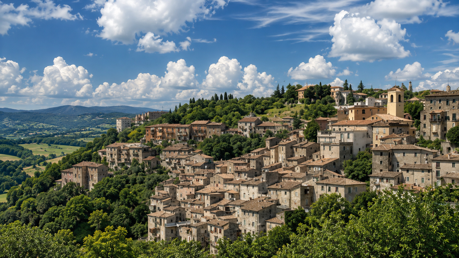 Panorama of Poggio Moiano