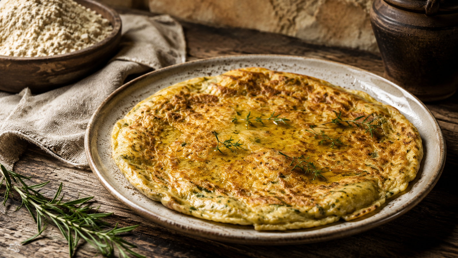 Fregnaccia di Montasola, crespella rustica della tradizione locale