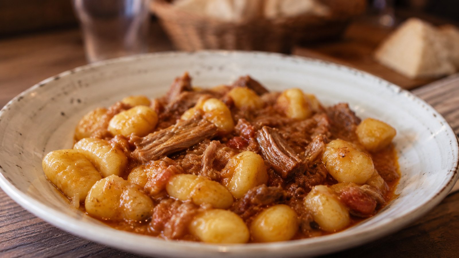 Gnocchi al sugo di castrato