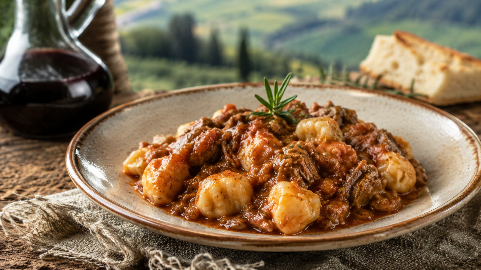 Gnocchi al sugo di castrato