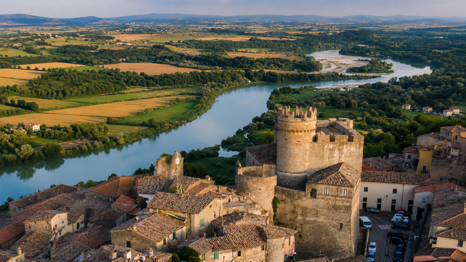 Nazzano, panorama del borgo