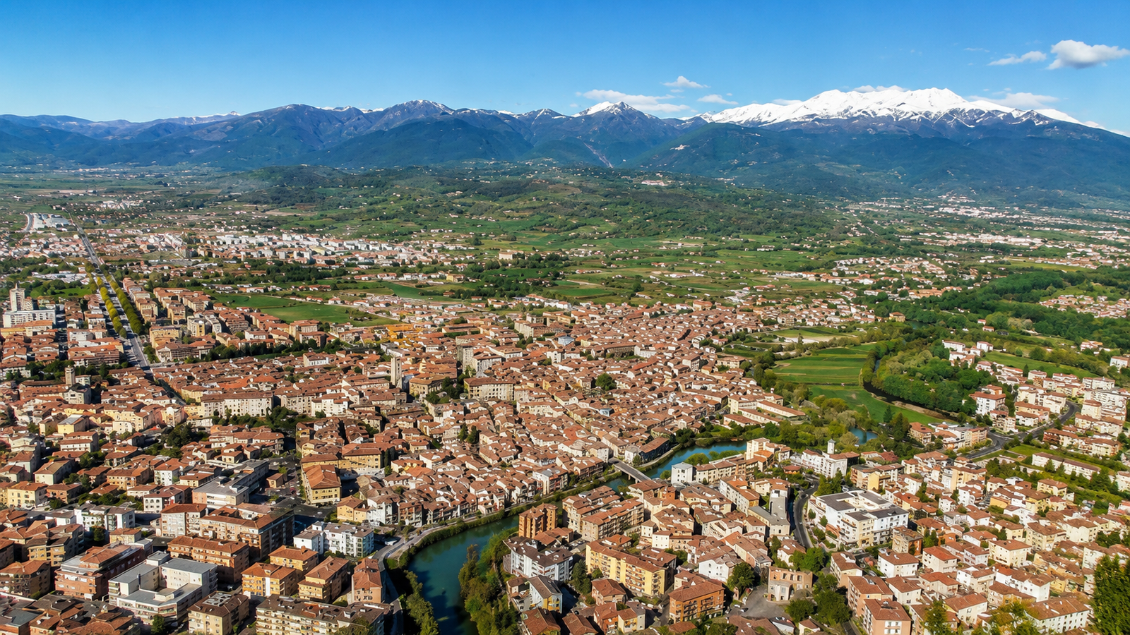 Rieti, panorama del borgo