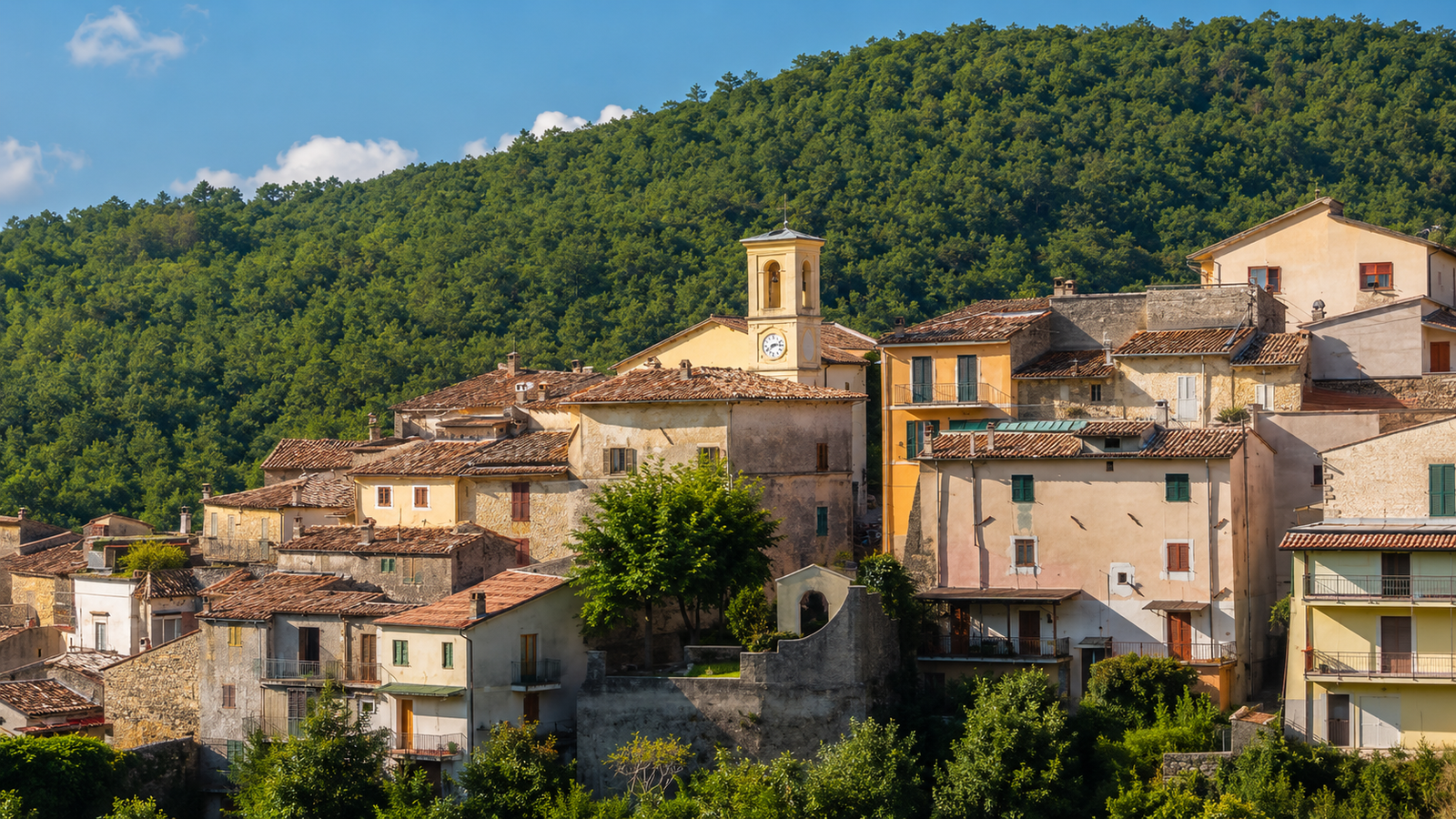 Rivodutri, panorama del borgo