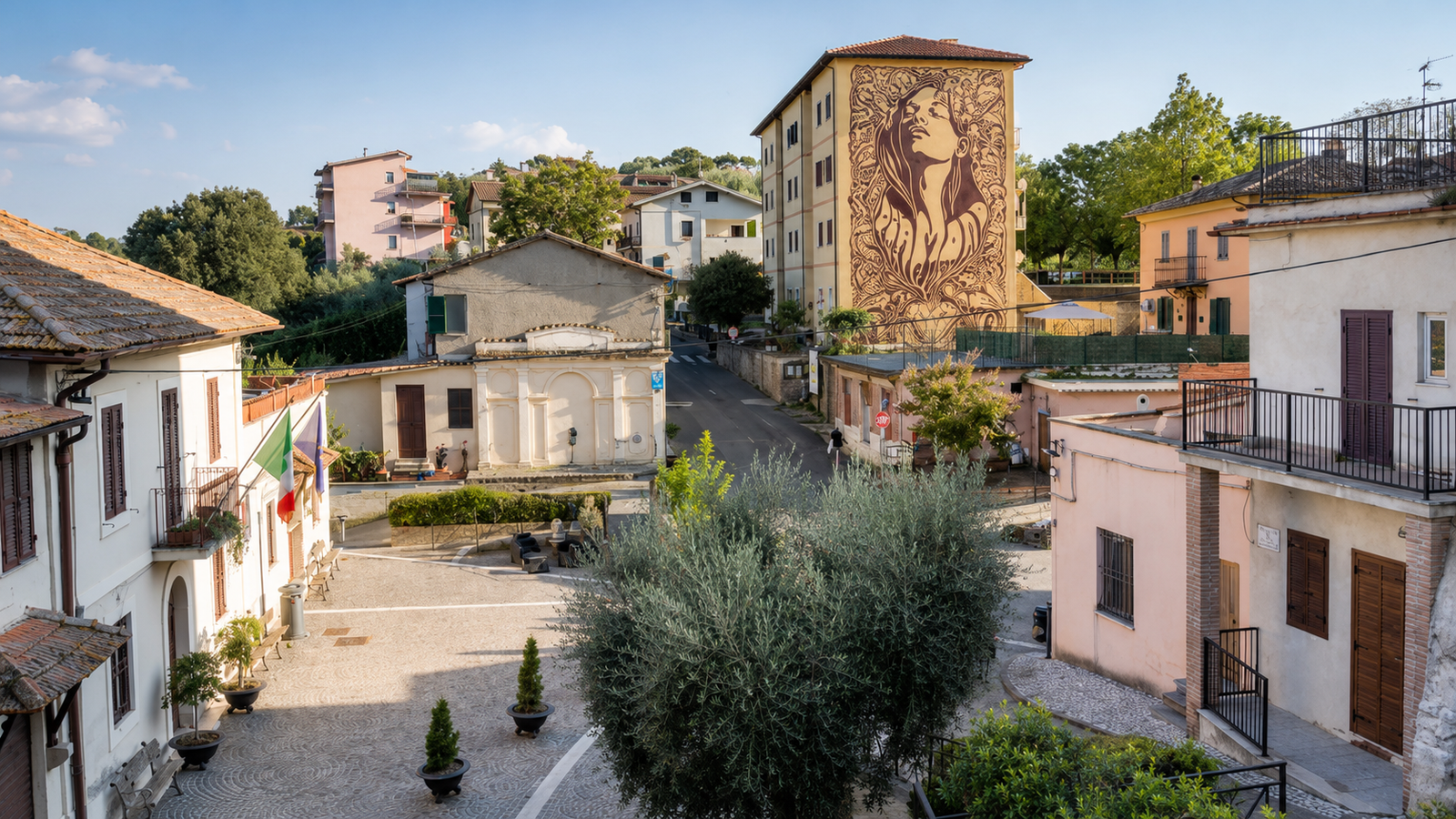 Selci, panorama del borgo