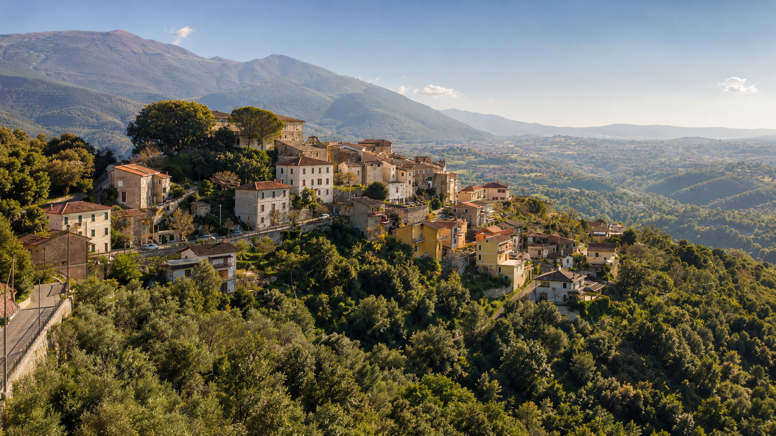 Vacone, panorama del borgo