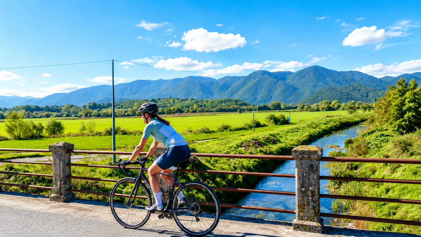 MTB route towards Poggio Bustone and Rieti in Sabina