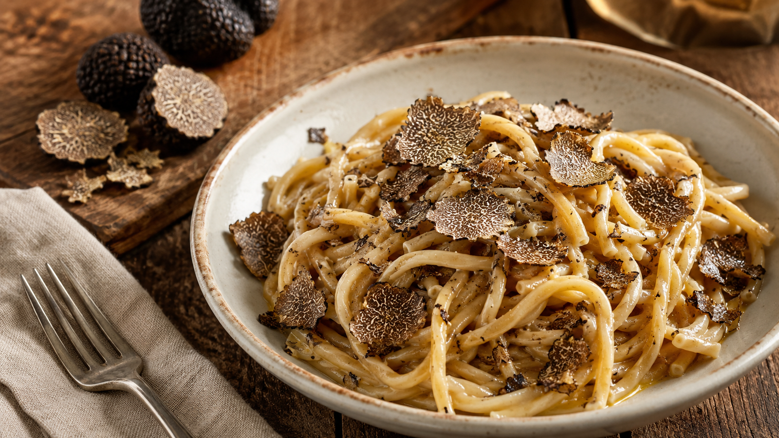 Strengozzi al tartufo tipici di Colli sul Velino